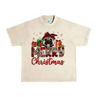 Sandshell merry christmas pug Urban Heavy Tee - JahusDesignShop
