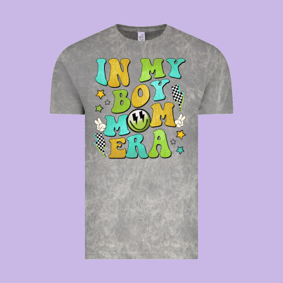In My Boy Mom Era Vintage Tee Designed By Jahusdesignshop