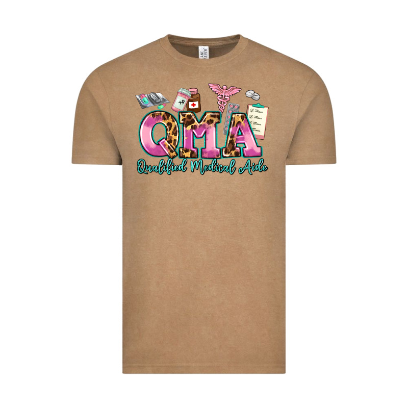 Qma Qualified Medical Aide Vintage Tee by AdoDesignShop | Teevron