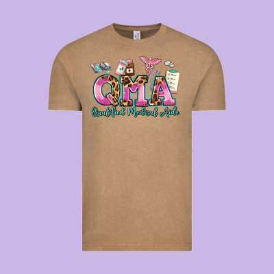 Qma Qualified Medical Aide Vintage Tee Designed By Adodesignshop