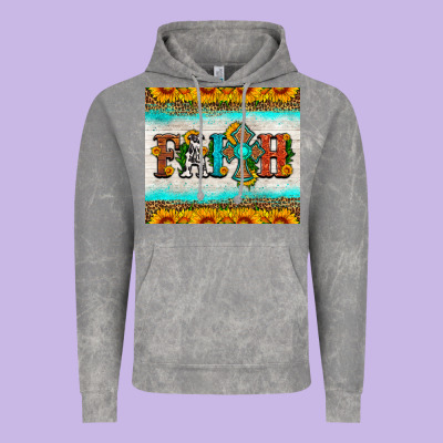 Faith Cross And Sunflower Tumbler Vintage Hoodie Designed By Hra Design Shop