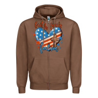 Chestnut faith family freedom Zipper Hoodie - MaliasSmallBusiness