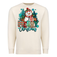 Sandshell merry christmas snowman Premium Sweatshirt - MaliasSmallBusiness