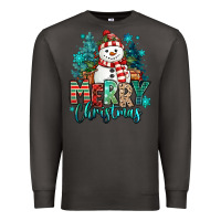 Smoke merry christmas snowman Premium Sweatshirt - MaliasSmallBusiness