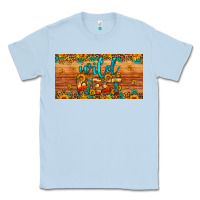 Dusty Blue wild west license plate Classic Tee - Artiststas