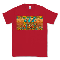 Red wild west license plate Classic Tee - Artiststas