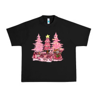 Black pink christmas trees with gift box bbs Urban Heavy Tee - BundleAndBundleShop