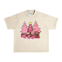 Sandshell pink christmas trees with gift box bbs Urban Heavy Tee - BundleAndBundleShop