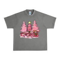 Tornado pink christmas trees with gift box bbs Urban Heavy Tee - BundleAndBundleShop