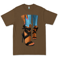Cacao black heels black fashion girl Premium Tee - RanaPortraitStore