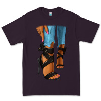 Plum black heels black fashion girl Premium Tee - RanaPortraitStore