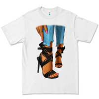 Black Heels Black Fashion Girl Premium Tee | Teevron