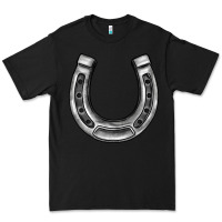 Black horseshoe Premium Tee - BarkalooDesign