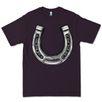Plum horseshoe Premium Tee - BarkalooDesign