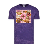 Cloud Purple cafecito y chisme. Vintage Tee - JahusDesignShop