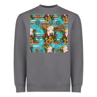 Storm charolais cow seamless pattern Heavyweight Sweatshirt - HRA Design Shop