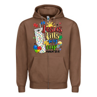 Chestnut autism jesus fills my cup Zipper Hoodie - MaliasSmallBusiness