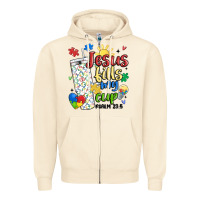 Sandshell autism jesus fills my cup Zipper Hoodie - MaliasSmallBusiness