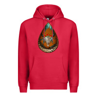 Cardinal leopard bullskull teardrop earrings Premium Hoodie - Jasminsmagicworld