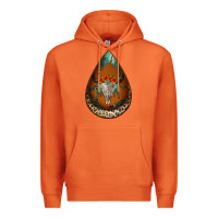 Carrot leopard bullskull teardrop earrings Premium Hoodie - Jasminsmagicworld