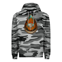 Slate Camo leopard bullskull teardrop earrings Premium Hoodie - Jasminsmagicworld