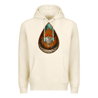 Tofu leopard bullskull teardrop earrings Premium Hoodie - Jasminsmagicworld