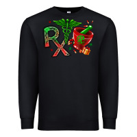 Black rx christmas pharmacy Premium Sweatshirt - MaliasSmallBusiness