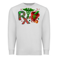 Dove Grey rx christmas pharmacy Premium Sweatshirt - MaliasSmallBusiness