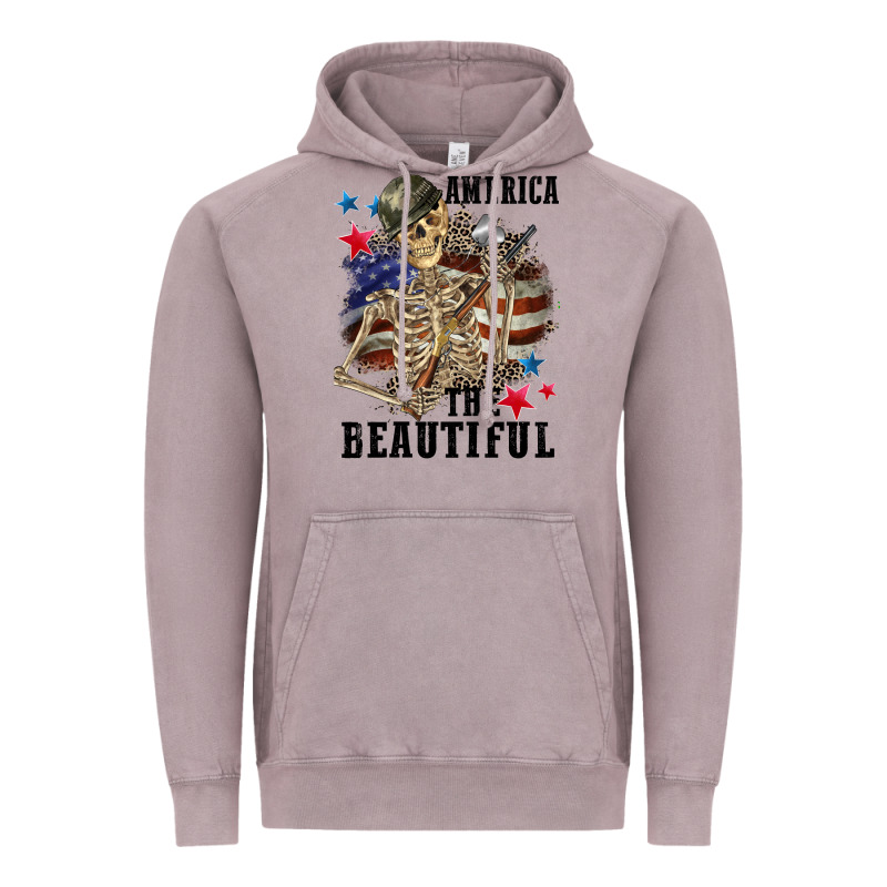 America The Beautiful 4th Of July Vintage Hoodie by CowGirlArtShop | Teevron