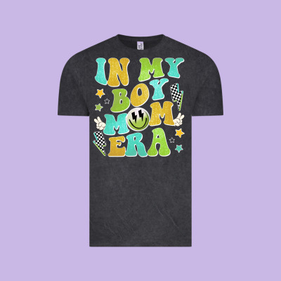 In My Boy Mom Era Vintage Tee Designed By Jahusdesignshop