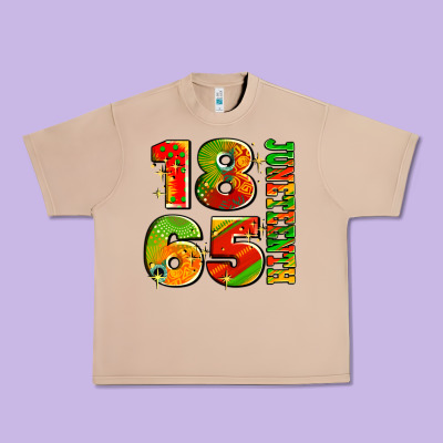 1865 Juneteenth Urban Heavy Tee Designed By Adodesignshop