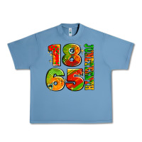 Pebble Blue 1865 juneteenth Urban Heavy Tee - AdoDesignShop