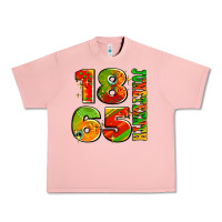 Salmon 1865 juneteenth Urban Heavy Tee - AdoDesignShop
