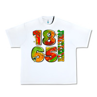White 1865 juneteenth Urban Heavy Tee - AdoDesignShop