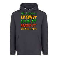 Smoke black history learn it live it make it 365 days a Heavyweight Hoodie - NancyCooperArtShop