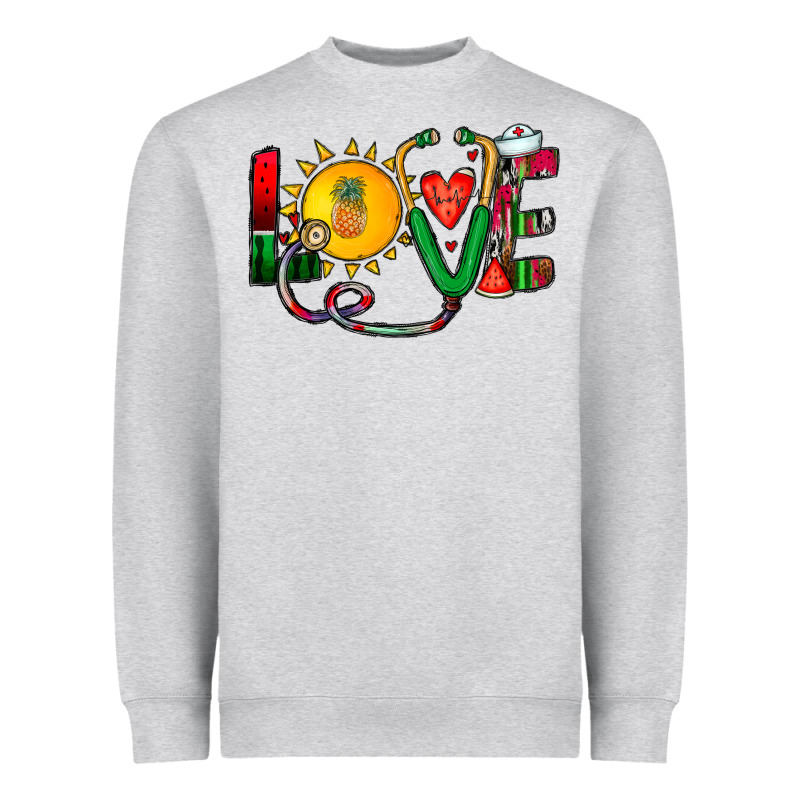 Summer Nurse Heavyweight Sweatshirt by CowhideDigitalArt | Teevron
