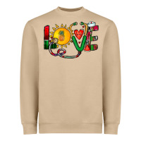 Mushroom summer nurse Heavyweight Sweatshirt - CowhideDigitalArt
