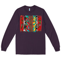 Plum cinco de mayo vibes brushstrokes Long Sleeve Tee - Artiststas