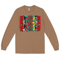 Toasted Coconut cinco de mayo vibes brushstrokes Long Sleeve Tee - Artiststas