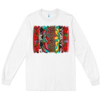 White cinco de mayo vibes brushstrokes Long Sleeve Tee - Artiststas