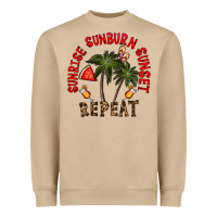 Mushroom sunrise sunburn sunnset repeat Heavyweight Sweatshirt - CowhideDigitalArt