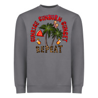Storm sunrise sunburn sunnset repeat Heavyweight Sweatshirt - CowhideDigitalArt