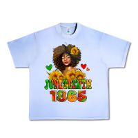 Grape Ice afro woman juneteenth 1865 Urban Heavy Tee - AdoDesignShop