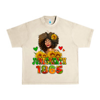 Sandshell afro woman juneteenth 1865 Urban Heavy Tee - AdoDesignShop