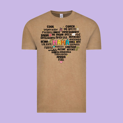 Spanish Mothers Day Vintage Tee Designed By Jahusdesignshop