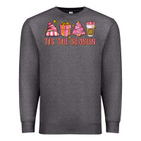 Charcoal Heather tis the season Premium Sweatshirt - MaliasSmallBusiness