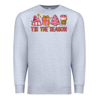 Heather Grey tis the season Premium Sweatshirt - MaliasSmallBusiness