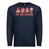Navy tis the season Premium Sweatshirt - MaliasSmallBusiness