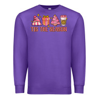 Purple tis the season Premium Sweatshirt - MaliasSmallBusiness