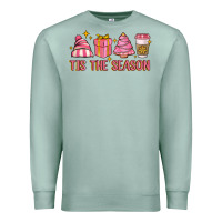 Seafoam tis the season Premium Sweatshirt - MaliasSmallBusiness